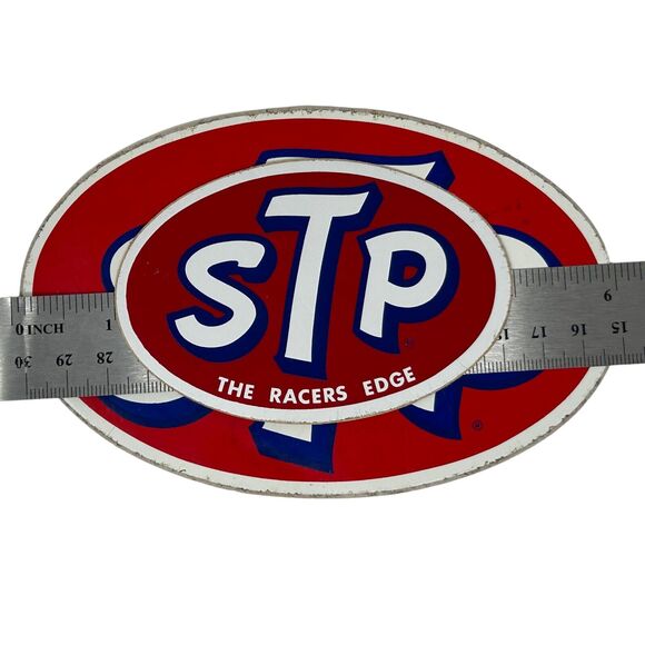 Vintage 60s 70s Lot of 4 STP Oil Stickers Auto Racing Motorsports Indy 500 NOVI - Picture 2 of 7